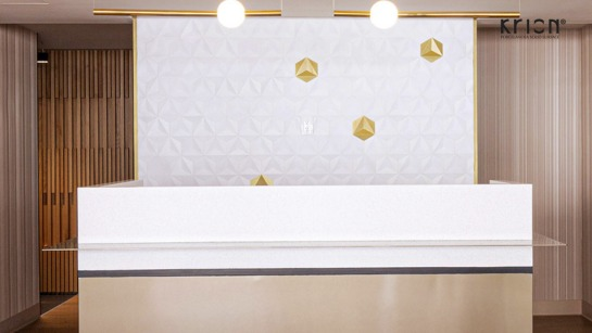 WHY IS KRION CONSIDERED A SUSTAINABLE DESIGN SOLUTION?